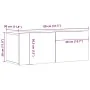Mueble de pared de TV madera ingeniería envejecida 80x30x30 cm de , Muebles TV - Ref: Foro24-856016, Precio: 48,90 €, Descuen...