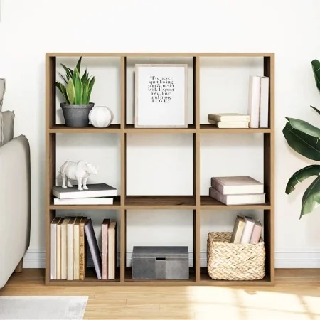Librería divisora madera roble artisan 102x29x103,5 cm de , Librerías y estanterías - Ref: Foro24-858047, Precio: 83,05 €, De...