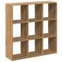 Librería divisora madera roble artisan 102x29x103,5 cm de , Librerías y estanterías - Ref: Foro24-858047, Precio: 83,05 €, De...
