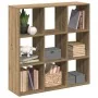 Librería divisora madera roble artisan 102x29x103,5 cm de , Librerías y estanterías - Ref: Foro24-858047, Precio: 83,05 €, De...