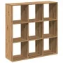 Librería divisora madera roble artisan 102x29x103,5 cm de , Librerías y estanterías - Ref: Foro24-858047, Precio: 83,05 €, De...