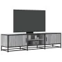 Mueble TV metal y madera ingeniería gris Sonoma 160x35x41 cm de , Muebles TV - Ref: Foro24-848847, Precio: 113,81 €, Descuent...
