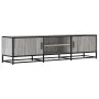 Mueble TV metal y madera ingeniería gris Sonoma 160x35x41 cm de , Muebles TV - Ref: Foro24-848847, Precio: 113,81 €, Descuent...