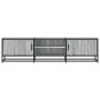 Mueble TV metal y madera ingeniería gris Sonoma 160x35x41 cm de , Muebles TV - Ref: Foro24-848847, Precio: 113,81 €, Descuent...