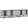 Mueble TV metal y madera ingeniería gris Sonoma 160x35x41 cm de , Muebles TV - Ref: Foro24-848847, Precio: 113,81 €, Descuent...
