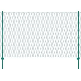 Valla de malla de alambre con postes de acero 25x1,5 m verde von , Zaunpaneele - Ref: Foro24-144606, Preis: 149,68 €, Rabatt: %