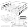Hi Bandeja cesta de cajonera 60 cm de , Contenedores para utensilios de cocina - Ref: Foro24-423936, Precio: 57,68 €, Descuen...
