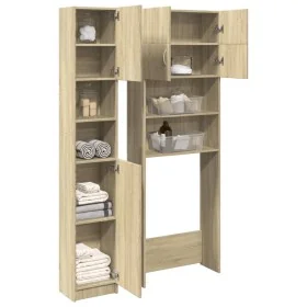 Juego de muebles de baño 2 pzas madera ingeniería roble Sonoma de , Accesorios para lavadoras y secadoras - Ref: Foro24-33249...