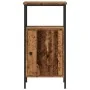 Mesitas de noche 2 uds madera ingeniería envejecida 41x31x80 cm by , Nightstands - Ref: Foro24-857247, Price: 79,22 €, Discou...