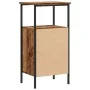 Mesitas de noche 2 uds madera ingeniería envejecida 41x31x80 cm by , Nightstands - Ref: Foro24-857247, Price: 79,22 €, Discou...