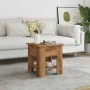 Mesa de centro madera de ingeniería roble artisan 40x40x42 cm by , Coffee table - Ref: Foro24-856799, Price: 39,31 €, Discoun...