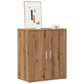 Mueble zapatero madera ingeniería roble artisan 60x35x70 cm de , Zapateros y organizadores de calzado - Ref: Foro24-856697, P...