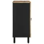 Aparador de madera maciza de mango rugosa 90x33,5x75 cm de , Almacenamiento para CD y DVD - Ref: Foro24-4018656, Precio: 141,...