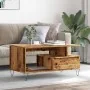 Mesa de centro madera ingeniería madera envejecida 90x49x45 cm de , Mesas de centro - Ref: Foro24-857452, Precio: 91,33 €, De...