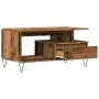 Mesa de centro madera ingeniería madera envejecida 90x49x45 cm de , Mesas de centro - Ref: Foro24-857452, Precio: 91,33 €, De...