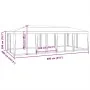 Carpa para fiestas con 12 paredes de malla HDPE blanco 8x4 m de , Carpas y cenadores - Ref: Foro24-4010071, Precio: 207,72 €,...