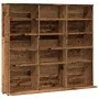 Mueble de CD madera de ingeniería envejecida 100x23x89,5 cm de , Almacenamiento para CD y DVD - Ref: Foro24-856000, Precio: 7...