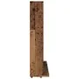 Mueble de CD madera de ingeniería envejecida 100x23x89,5 cm de , Almacenamiento para CD y DVD - Ref: Foro24-856000, Precio: 7...