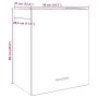 Armario colgante 2 uds madera ingeniería envejecida 50x31x60 cm de , Armarios de cocina - Ref: Foro24-856113, Precio: 88,94 €...
