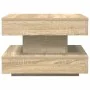 Mesa de centro giratoria 360 grados roble sonoma 50x50x34,5 cm by , Coffee table - Ref: Foro24-858472, Price: 56,46 €, Discou...