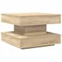 Mesa de centro giratoria 360 grados roble sonoma 50x50x34,5 cm by , Coffee table - Ref: Foro24-858472, Price: 56,46 €, Discou...