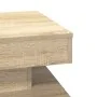 Mesa de centro giratoria 360 grados roble sonoma 50x50x34,5 cm by , Coffee table - Ref: Foro24-858472, Price: 56,46 €, Discou...