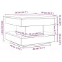 Mesa de centro giratoria 360 grados roble sonoma 50x50x34,5 cm by , Coffee table - Ref: Foro24-858472, Price: 56,46 €, Discou...