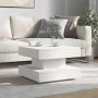 Mesa de centro giratoria 360 grados blanco 50x50x34,5 cm de , Mesas de centro - Ref: Foro24-858470, Precio: 71,12 €, Descuent...