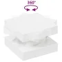 Mesa de centro giratoria 360 grados blanco 50x50x34,5 cm de , Mesas de centro - Ref: Foro24-858470, Precio: 71,12 €, Descuent...