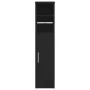 Mueble de baño con portarrollos negro 20,5x22x90 cm de , Muebles de baño - Ref: Foro24-858498, Precio: 39,00 €, Descuento: %