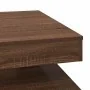 Mesa de centro giratoria 360 grados roble marrón 70x70x34,5 cm by , Coffee table - Ref: Foro24-858485, Price: 84,35 €, Discou...