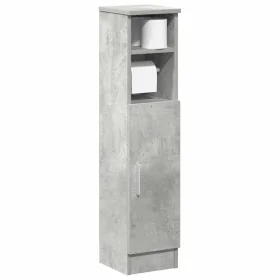 Mueble de baño con portarrollos gris hormigón 20,5x22x90 cm de , Muebles de baño - Ref: Foro24-858500, Precio: 35,84 €, Descu...