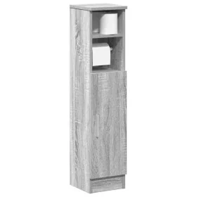 Mueble de baño con portarrollos gris Sonoma 20,5x22x90 cm de , Muebles de baño - Ref: Foro24-858502, Precio: 33,95 €, Descuen...