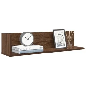 Estantes de pared 2 uds madera roble marrón 75x16,5x16,5 cm de , Estantes y estanterías - Ref: Foro24-860037, Precio: 36,99 €...