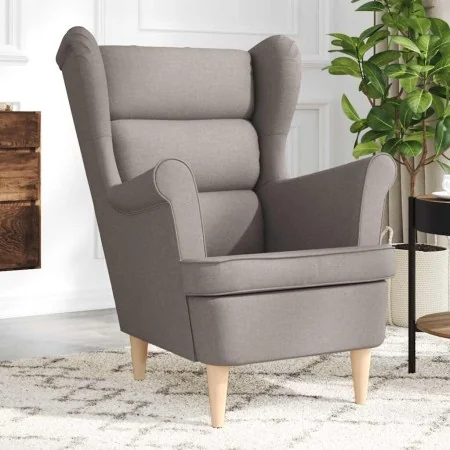 Sillón de tela gris taupe 74x84x100 cm by , Armchairs - Ref: Foro24-4016901, Price: 259,58 €, Discount: %