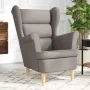 Sillón de tela gris taupe 74x84x100 cm by , Armchairs - Ref: Foro24-4016901, Price: 259,58 €, Discount: %