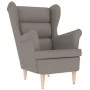 Sillón de tela gris taupe 74x84x100 cm by , Armchairs - Ref: Foro24-4016901, Price: 259,58 €, Discount: %