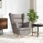 Sillón de tela gris taupe 74x84x100 cm by , Armchairs - Ref: Foro24-4016901, Price: 259,58 €, Discount: %