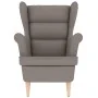 Sillón de tela gris taupe 74x84x100 cm by , Armchairs - Ref: Foro24-4016901, Price: 259,58 €, Discount: %