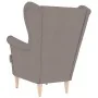 Sillón de tela gris taupe 74x84x100 cm by , Armchairs - Ref: Foro24-4016901, Price: 259,58 €, Discount: %