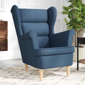 Sillón de tela azul 74x84x100 cm de , Sillones - Ref: Foro24-4016903, Precio: 236,53 €, Descuento: %