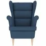 Sillón de tela azul 74x84x100 cm de , Sillones - Ref: Foro24-4016903, Precio: 236,53 €, Descuento: %