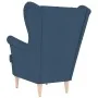 Sillón de tela azul 74x84x100 cm de , Sillones - Ref: Foro24-4016903, Precio: 236,53 €, Descuento: %