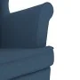 Sillón de tela azul 74x84x100 cm de , Sillones - Ref: Foro24-4016903, Precio: 236,53 €, Descuento: %
