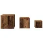 Mesas auxiliares 3 uds madera de ingeniería madera envejecida by , Side tables - Ref: Foro24-856676, Price: 77,79 €, Discount: %