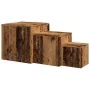 Mesas auxiliares 3 uds madera de ingeniería madera envejecida by , Side tables - Ref: Foro24-856676, Price: 77,79 €, Discount: %