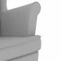 Silla mecedora de tela gris nube 74x90x102 cm de , Sillones - Ref: Foro24-4016929, Precio: 217,91 €, Descuento: %
