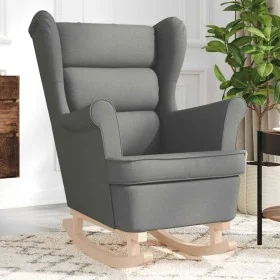 Silla mecedora de tela gris oscuro 74x90x102 cm von , Sessel - Ref: Foro24-4016920, Preis: 192,80 €, Rabatt: %