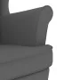 Silla mecedora de tela gris oscuro 74x90x102 cm de , Sillones - Ref: Foro24-4016920, Precio: 192,80 €, Descuento: %