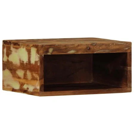 Mueble de TV de pared madera maciza reciclada 40x30x19 cm de , Almacenamiento para CD y DVD - Ref: Foro24-4017468, Precio: 41...